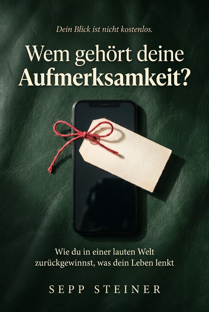 Das Buch „Wem gehört deine Aufmerksamkeit?“ von Sepp Steiner